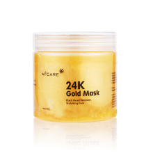 OEM / ODM 24K Gold Collagen Peel Off Gesichtsmaske zum Schrumpfen der Poren Straffendes Hautpflegeprodukt Natürliche Gesichtsmaske Herren